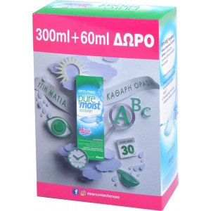 Υγρό Φακών Επαφής Alcon Opti-Free PureMoist 300ml+60ml 